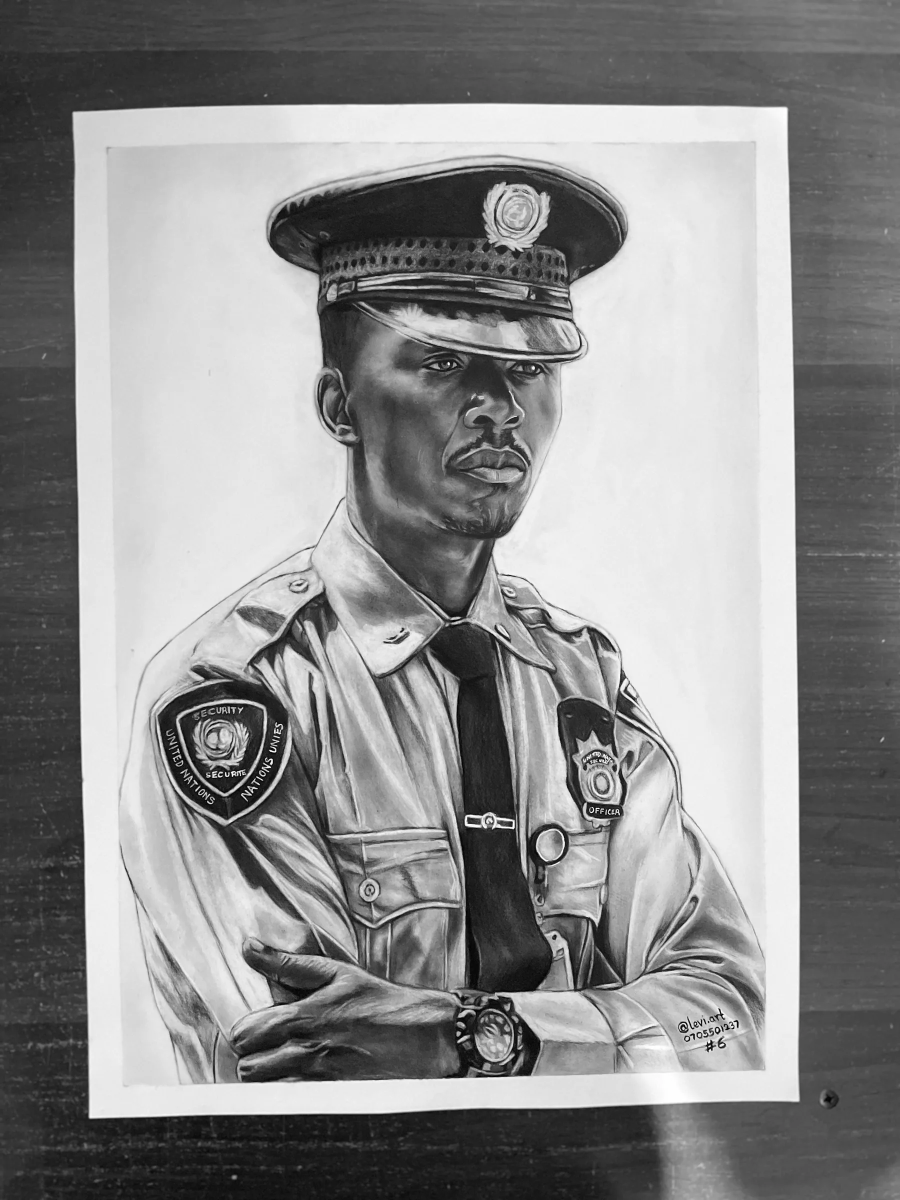 A3 Charcoal Portrait (G.G.), Client Commission Portraits